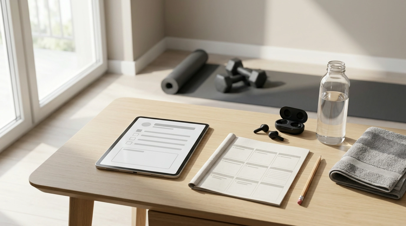 AI Fitness Checklist: Printable & Digital Weekly Planner